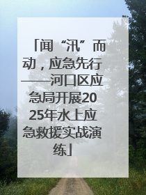 闻“汛”而动，应急先行——河口区应急局开展2025年水上应急救援实战演练
