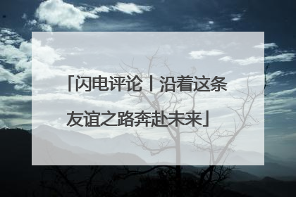 闪电评论丨沿着这条友谊之路奔赴未来
