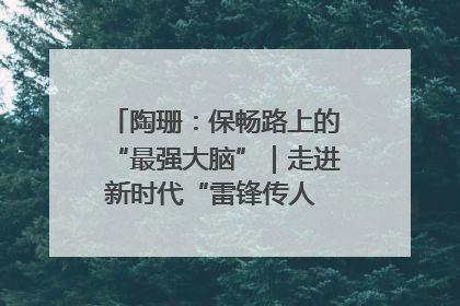 陶珊：保畅路上的“最强大脑”｜走进新时代“雷锋传人 长沙榜样”