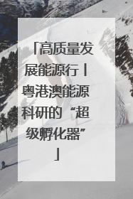 高质量发展能源行丨粤港澳能源科研的“超级孵化器”