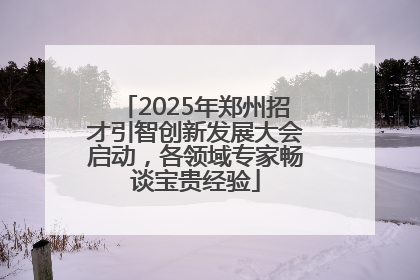 2025年郑州招才引智创新发展大会启动，各领域专家畅谈宝贵经验