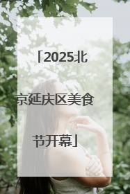 2025北京延庆区美食节开幕