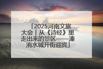 2025河南文旅大会丨从《诗经》里走出来的景区——溱洧水城开街迎宾