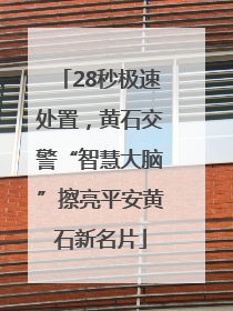 28秒极速处置，黄石交警“智慧大脑”擦亮平安黄石新名片