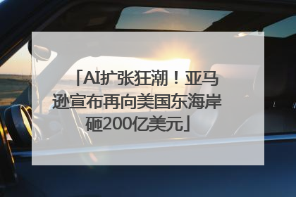 AI扩张狂潮！亚马逊宣布再向美国东海岸砸200亿美元