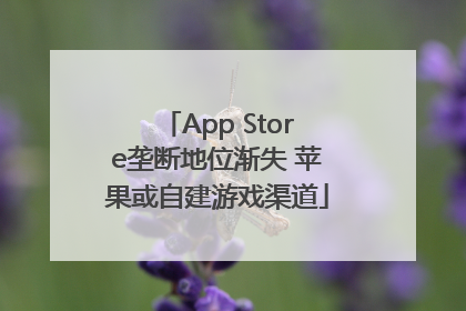 App Store垄断地位渐失 苹果或自建游戏渠道